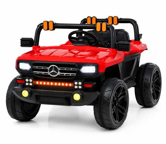 Hardcore Off-Road 4x4 Kids Ride-On Jeep 12V Electric Car with Remote