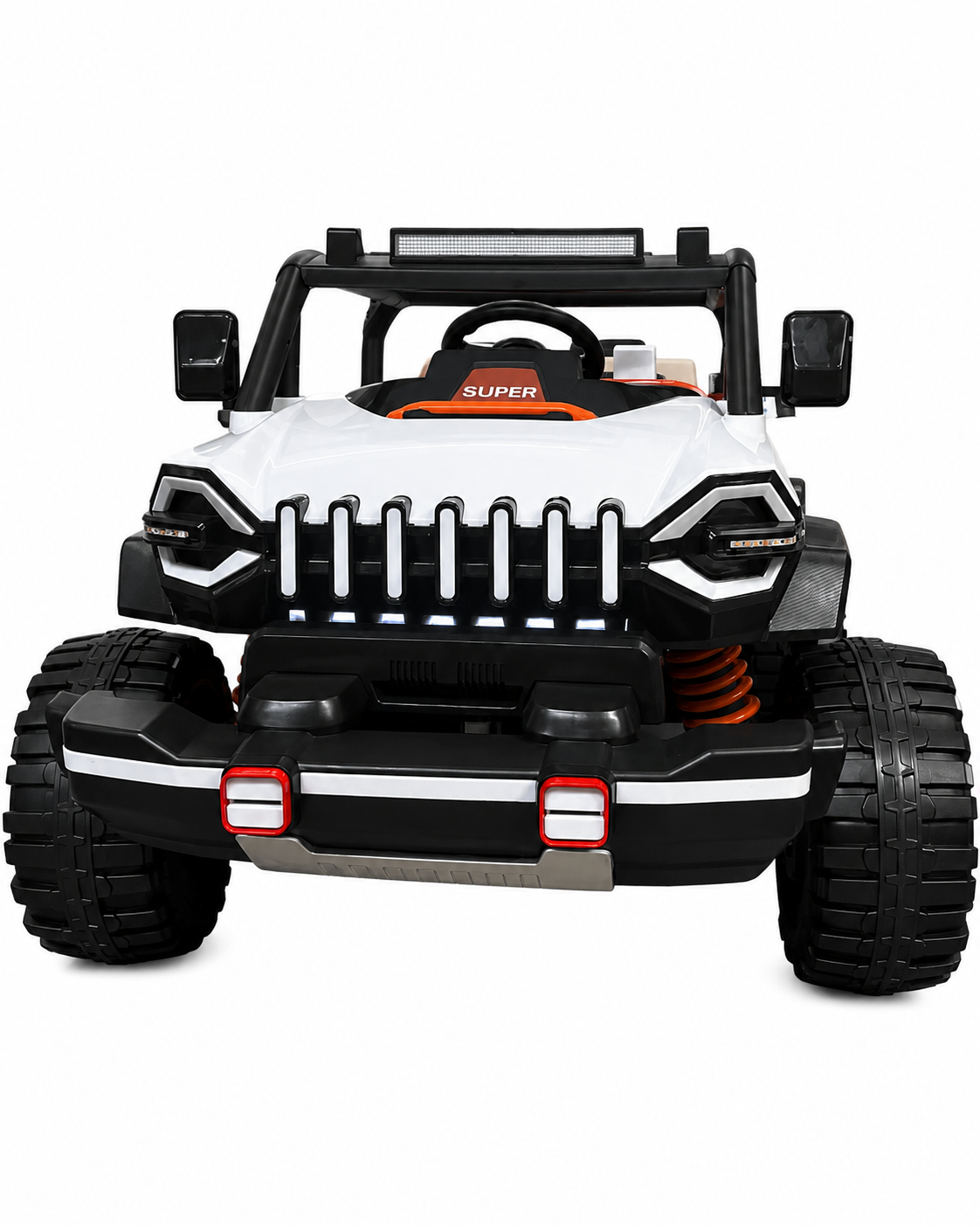 Kids 12V 4x4 Electric Ride On Jeep with Remote Control & LED Lights